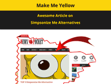 Tablet Screenshot of makemeyellow.com
